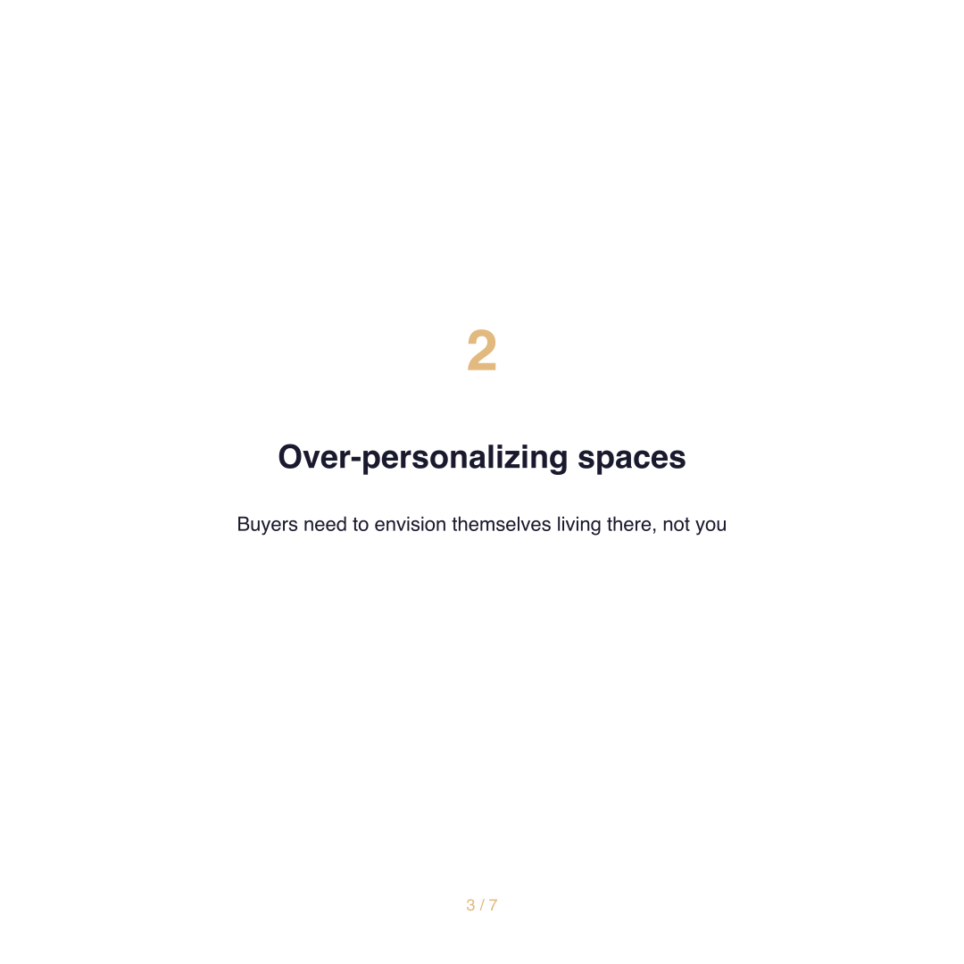 Carousel slide 2 — staging mistake